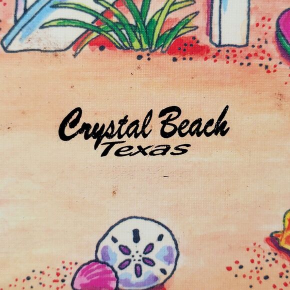 Crystal Beach Texas Vacation 4x6 Photo Album w/ Memo Area + Disc Holder - Picture 2 of 6